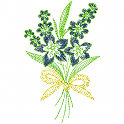 Flowers And Tree Embroidery Design 4 Flowers And Tree Embroidery Design 4